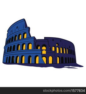 The Colosseum is the most important amphitheater and the imposing monument of ancient Rome.