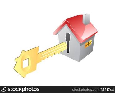 the concept of key for house