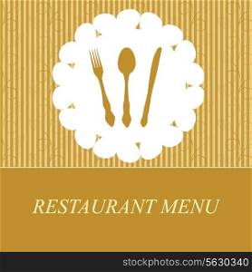 The concept of Restaurant menu. Vector illustration.