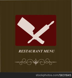 The concept of Restaurant menu. Vector illustration. EPS 10.