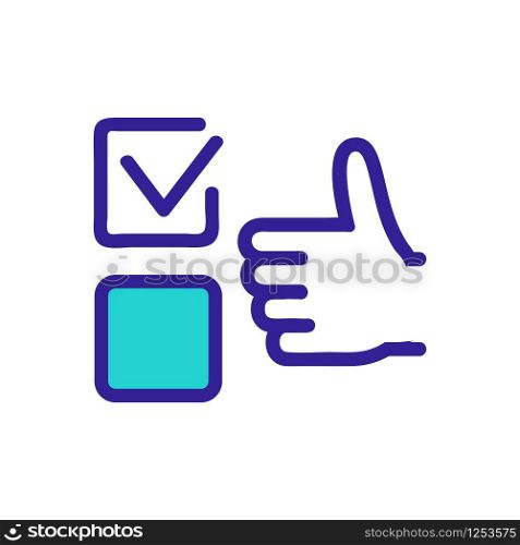 The correct answer is the icon vector. Thin line sign. Isolated contour symbol illustration. The correct answer is the icon vector. Isolated contour symbol illustration
