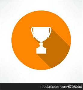 the cup icon Flat modern style vector illustration