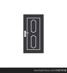 the door icon vector illustration design template