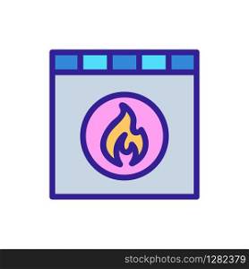 the flammable substance icon vector. Thin line sign. Isolated contour symbol illustration. the flammable substance icon vector. Isolated contour symbol illustration