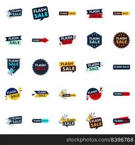 The Flash Sale Pack 25 Distinctive Vector Designs for Graphic and Product Designers