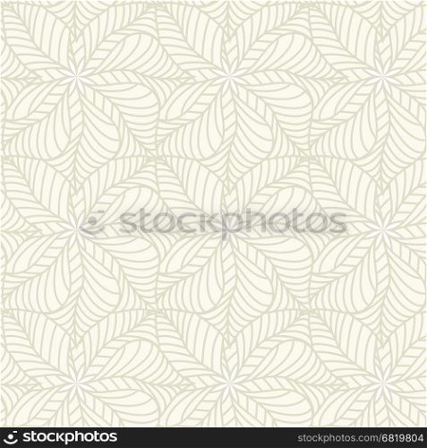 The geometric pattern of abstract leaves. Seamless background vector illustration