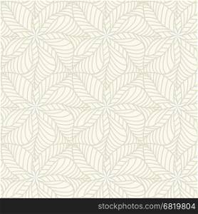 The geometric pattern of abstract leaves. Seamless background vector illustration