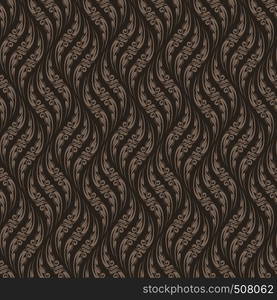 The geometric seamless pattern with curve lines. vintage vector background.