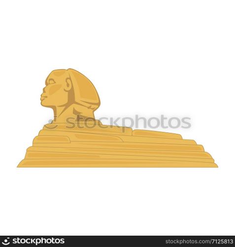 The Great Sphinx of Giza, vector illustration icon