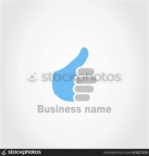 The hand sign speaks well. A vector illustration