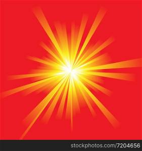 The hot summer sun - abstract background
