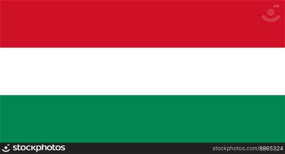 the Hungarian national flag of Hungary, Europe. Hungarian Flag of Hungary