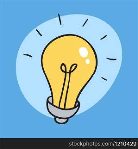 The Idea Bulb Icon. Unexpected Idea Sign and Symbol. Included light bulb. The Idea Bulb Icon. Unexpected Idea Sign and Symbol. Included light bulb.