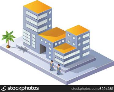 The image area in isometric projection on a white background