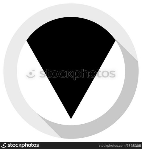 The inverted black triangle flag. The inverted black triangle used to mark individuals considered -asocial-.