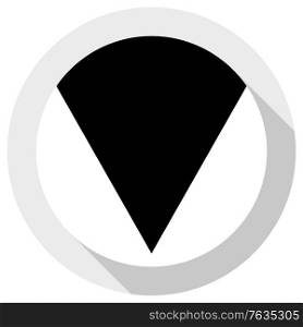 The inverted black triangle flag. The inverted black triangle used to mark individuals considered -asocial-.