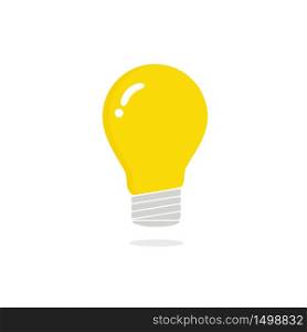 The light bulb is full of ideas And creative thinking, analytical thinking for processing. Light bulb icon vector. ideas symbol illustration.