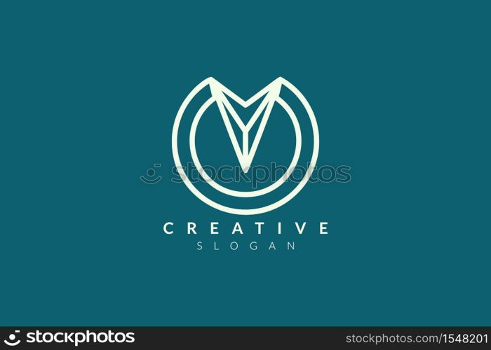 The logo design is a blend of circles with the direction of the arrow. Minimalist and modern vector illustration design suitable for business and brands.