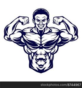 The Man Power Strong Silhouette vector illustrations for your work logo, merchandise t-shirt, stickers and label designs, poster, greeting cards advertising business company or brands