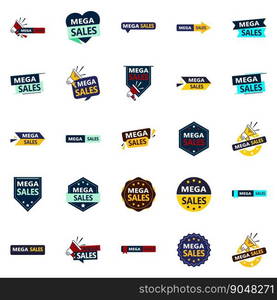 The Mega Sale Vector Pack 25 High Quality Designs for Your Marketing Needs