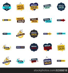 The Mega Sale Vector Pack 25 Impactful Designs for Sales Professionals
