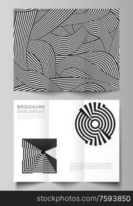 The minimal vector illustration layouts. Modern creative covers design templates for trifold brochure or flyer. Trendy geometric abstract background in minimalistic flat style with dynamic composition.. The minimal vector illustration layouts. Modern creative covers design templates for trifold brochure or flyer. Trendy geometric abstract background in minimalistic flat style with dynamic composition