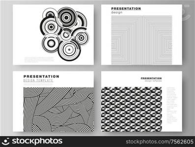 The minimalistic abstract vector illustration layout of the presentation slides design business templates. Trendy geometric abstract background in minimalistic flat style with dynamic composition. The minimalistic abstract vector illustration layout of the presentation slides design business templates. Trendy geometric abstract background in minimalistic flat style with dynamic composition.