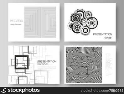 The minimalistic abstract vector illustration layout of the presentation slides design business templates. Trendy geometric abstract background in minimalistic flat style with dynamic composition. The minimalistic abstract vector illustration layout of the presentation slides design business templates. Trendy geometric abstract background in minimalistic flat style with dynamic composition.