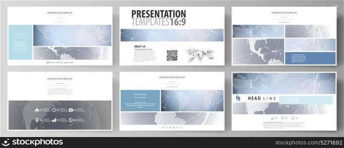 The minimalistic abstract vector illustration of the editable layout of high definition presentation slides design business templates. Abstract futuristic network shapes. High tech background.. The minimalistic abstract vector illustration of the editable layout of high definition presentation slides design business templates. Abstract futuristic network shapes. High tech background