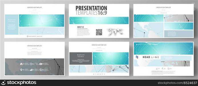 The minimalistic abstract vector illustration of the editable layout of high definition presentation slides design business templates. Futuristic high tech background, dig data technology concept.. The minimalistic abstract vector illustration of the editable layout of high definition presentation slides design business templates. Futuristic high tech background, dig data technology concept