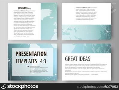The minimalistic abstract vector illustration of the editable layout of the presentation slides design business templates. Chemistry pattern, molecule structure, geometric design background.. The minimalistic abstract vector illustration of the editable layout of the presentation slides design business templates. Chemistry pattern, molecule structure, geometric design background