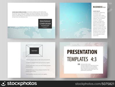 The minimalistic abstract vector illustration of the editable layout of the presentation slides design business templates. Molecule structure. Science, technology concept. Polygonal design.. The minimalistic abstract vector illustration of the editable layout of the presentation slides design business templates. Molecule structure. Science, technology concept. Polygonal design