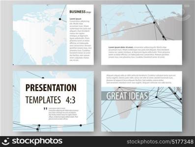 The minimalistic abstract vector illustration of the editable layout of the presentation slides design business templates. Futuristic high tech background, dig data technology concept.. The minimalistic abstract vector illustration of the editable layout of the presentation slides design business templates. Futuristic high tech background, dig data technology concept