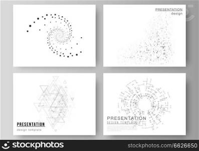 The minimalistic abstract vector illustration of the editable layout of the presentation slides design business templates. Technology, science, future concept abstract futuristic backgrounds. The minimalistic abstract vector illustration of the editable layout of the presentation slides design business templates. Technology, science, future concept abstract futuristic backgrounds.