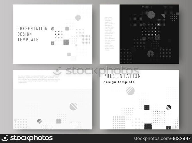 The minimalistic abstract vector illustration of the editable layout of the presentation slides design business templates. Abstract vector background with fluid geometric shapes. The minimalistic abstract vector illustration of the editable layout of the presentation slides design business templates. Abstract vector background with fluid geometric shapes.