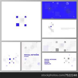 The minimalistic abstract vector illustration of the editable layouts of modern social network mockups in popular formats. Abstract vector background with fluid geometric shapes. The minimalistic abstract vector illustration of the editable layouts of modern social network mockups in popular formats. Abstract vector background with fluid geometric shapes.