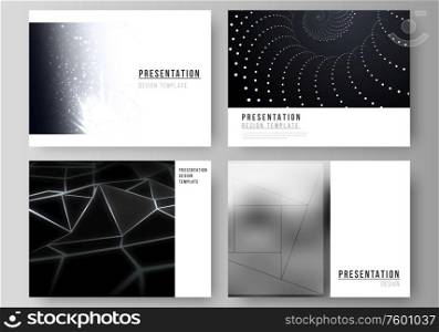 The minimalistic abstract vector layout of the presentation slides design business templates. 3d polygonal geometric modern design abstract background. Science or technology vector illustration. The minimalistic abstract vector layout of the presentation slides design business templates. 3d polygonal geometric modern design abstract background. Science or technology vector illustration.