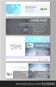 The minimalistic vector illustration of editable layout of social media, email headers, banner design templates in popular formats. Polygonal texture. Global connections, futuristic geometric concept.. The minimalistic vector illustration of the editable layout of social media, email headers, banner design templates in popular formats. Polygonal texture. Global connections, futuristic geometric concept.
