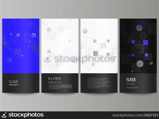 The minimalistic vector illustration of the editable layout of flyer, banner design templates. Abstract vector background with fluid geometric shapes. The minimalistic vector illustration of the editable layout of flyer, banner design templates. Abstract vector background with fluid geometric shapes.