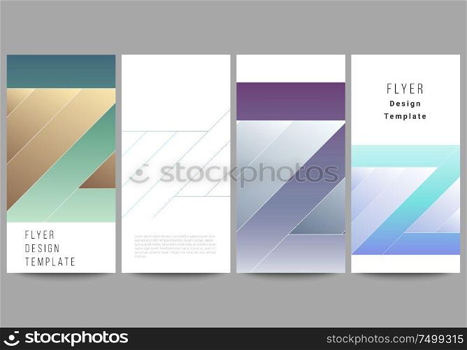 The minimalistic vector illustration of the editable layout of flyer, banner design templates. Creative modern cover concept, colorful background.. The minimalistic vector illustration of the editable layout of flyer, banner design templates. Creative modern cover concept, colorful background