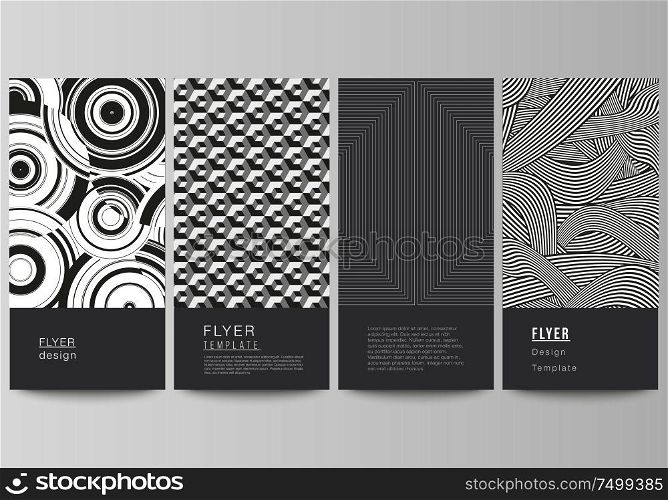The minimalistic vector illustration of the editable layout of flyer, banner design templates. Trendy geometric abstract background in minimalistic flat style with dynamic composition. The minimalistic vector illustration of the editable layout of flyer, banner design templates. Trendy geometric abstract background in minimalistic flat style with dynamic composition.