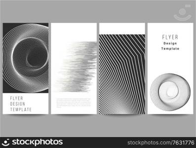 The minimalistic vector illustration of the editable layout of flyer, banner design templates. Geometric abstract background, futuristic science and technology concept for minimalist design. The minimalistic vector illustration of the editable layout of flyer, banner design templates. Geometric abstract background, futuristic science and technology concept for minimalist design.