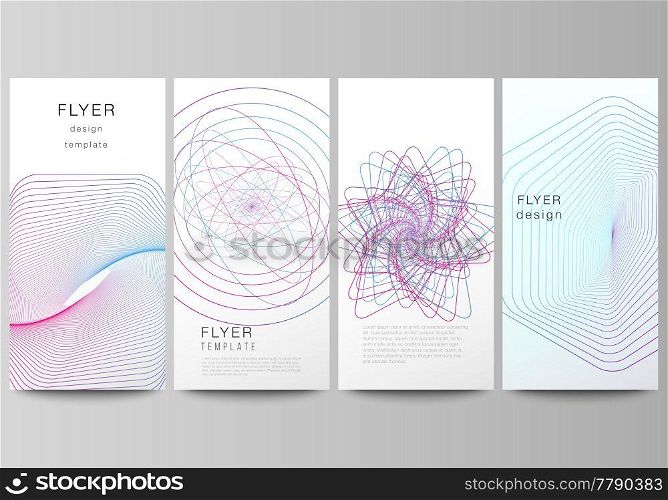 The minimalistic vector illustration of the editable layout of flyer, banner design templates. Random chaotic lines that creat real shapes. Chaos pattern, abstract texture. Order vs chaos concept. The minimalistic vector illustration of the editable layout of flyer, banner design templates. Random chaotic lines that creat real shapes. Chaos pattern, abstract texture. Order vs chaos concept.
