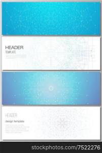 The minimalistic vector illustration of the editable layout of headers, banner design templates. Big Data Visualization, geometric communication background with connected lines and dots. The minimalistic vector illustration of the editable layout of headers, banner design templates. Big Data Visualization, geometric communication background with connected lines and dots.