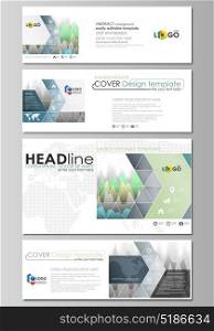 The minimalistic vector illustration of the editable layout of social media, email headers, banner design templates in popular formats. Rows of colored diagram with peaks of different height.. The minimalistic vector illustration of the editable layout of social media, email headers, banner design templates in popular formats. Rows of colored diagram with peaks of different height