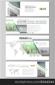 The minimalistic vector illustration of the editable layout of social media, email headers, banner design templates in popular formats. Rows of colored diagram with peaks of different height.. The minimalistic vector illustration of the editable layout of social media, email headers, banner design templates in popular formats. Rows of colored diagram with peaks of different height