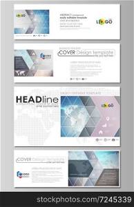 The minimalistic vector illustration of the editable layout of social media, email headers, banner design templates in popular formats. Polygonal geometric linear texture. Global network, dig data concept.. The minimalistic vector illustration of editable layout of social media, email headers, banner design templates in popular formats. Polygonal geometric linear texture. Global network, dig data concept