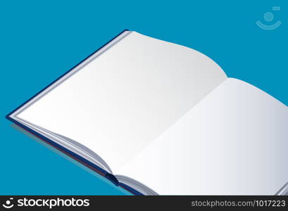 the open empty book vector background EPS10