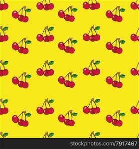 The pattern for the background, made their little juicy cherries