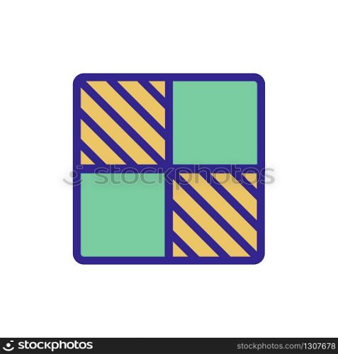 the playing field of chess icon vector. the playing field of chess sign. color isolated symbol illustration. the playing field of chess icon vector outline illustration